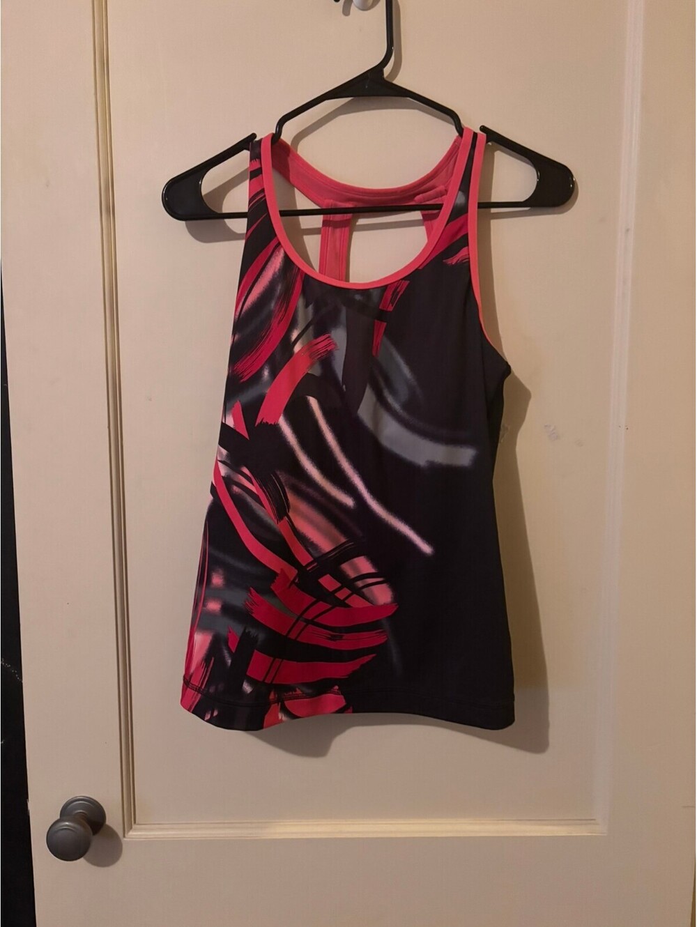 Xersion Women's Athletic Tank Top Size M Black Pink Racerback